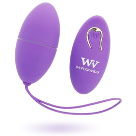 Womanvibe Alsan Egg Vibratore con Telecomando in Silicone Viola
