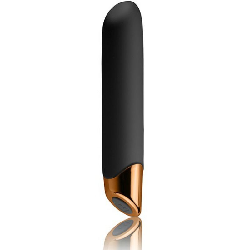 Rocks-Off Chaiamo Vibratore Premium in Silicone Nero Body-Safe