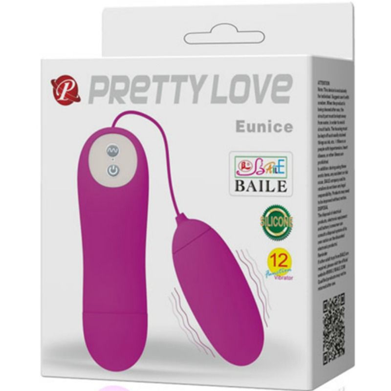 Pretty Love Eunice Uovo Vibrante in Silicone Body-Safe - immagine 8