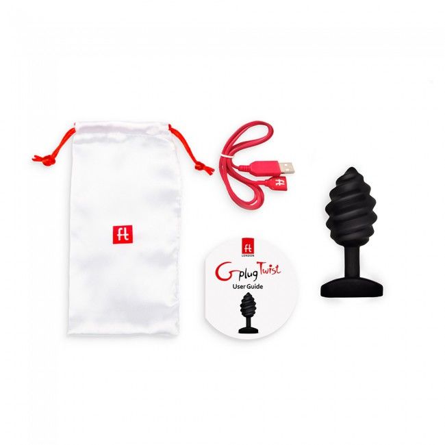 G-Vibe - Gplug Twist Con Vibrazione Nero