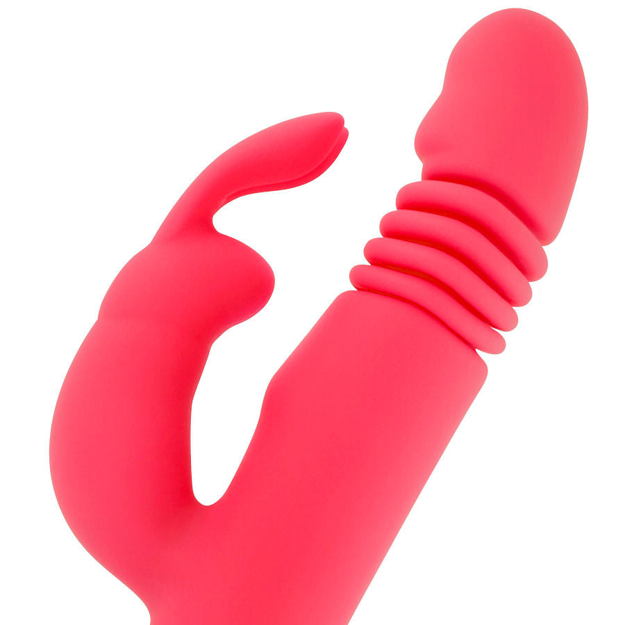 Tesoro Missouri Vibratore Rabbit in Silicone Premium Rosa - immagine 6