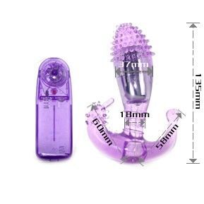 Baile - Stimolatore Vaginale E Anale Lilla Con Vibrazione