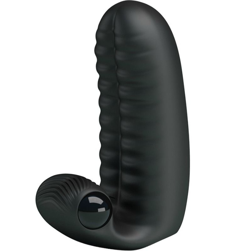 Pretty Love Abbott Stimolatore da Dito in Silicone Nero