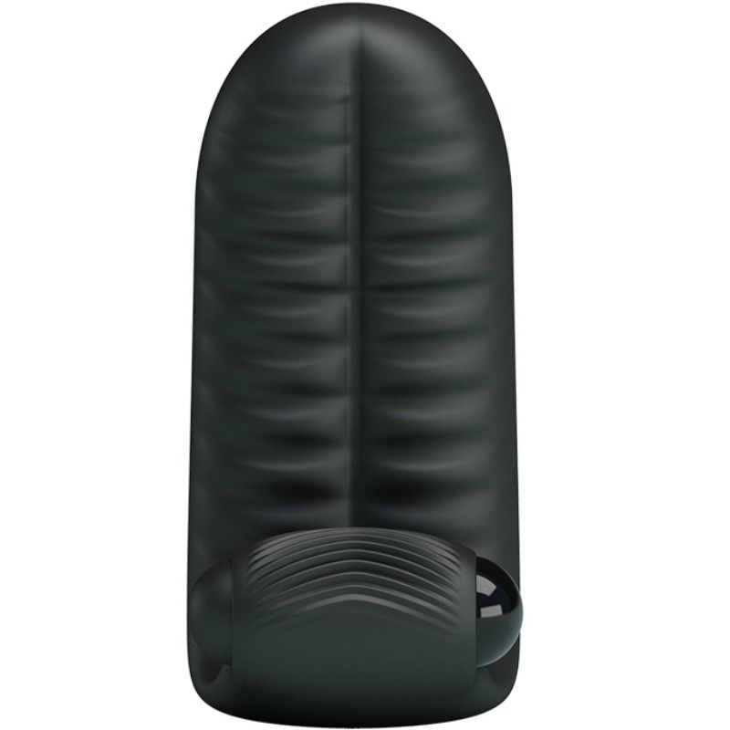 Pretty Love Abbott Stimolatore da Dito in Silicone Nero - immagine 2