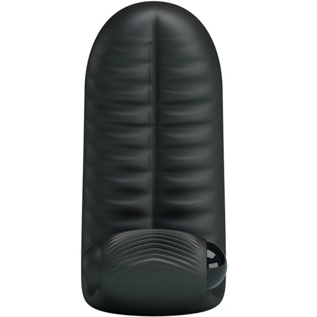 Pretty Love Abbott Stimolatore da Dito in Silicone Nero - immagine 2