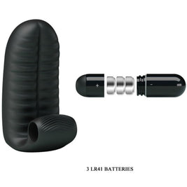 Pretty Love Abbott Stimolatore da Dito in Silicone Nero - immagine 5