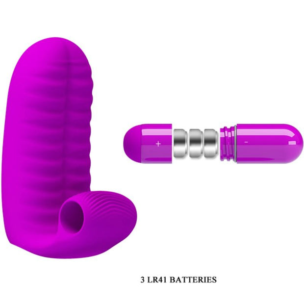 Pretty Love Abbott Stimolatore da Dito in Silicone Lilla - immagine 2