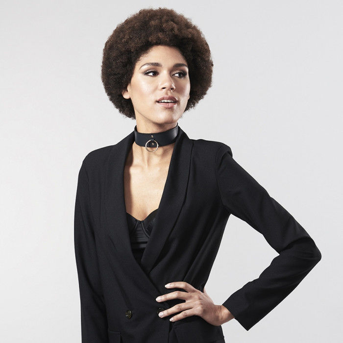 Bijoux Indiscrets Maze - Collana Nera Con Cinghia