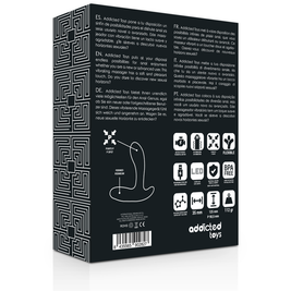 Addicted Toys - Massaggiatore Anale Nero Vibrazione