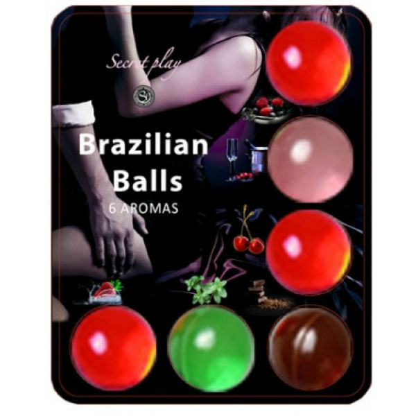 SecretPlay Brazilian Balls Lubrificante Effetto Calore 6 Sfere