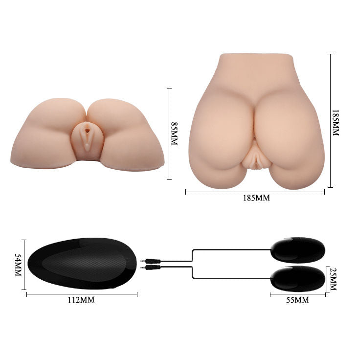 Masturbatore Maschile Vibrante CRAZY BULL in Silicone