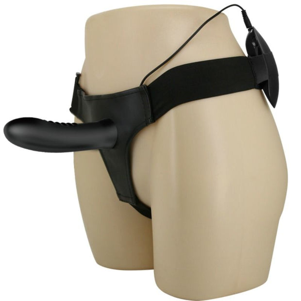Harness Collection Myron Strap-On Vibrante con Dildo Cavo - immagine 2