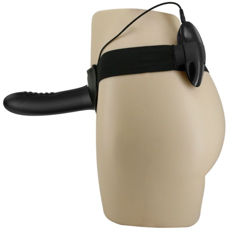 Harness Collection Myron Strap-On Vibrante con Dildo Cavo - immagine 3