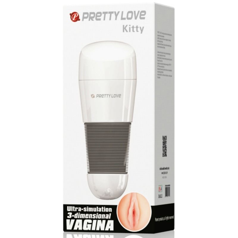 Pretty Love - Masturbatore Per Vagina Bianca Per Gatti 2
