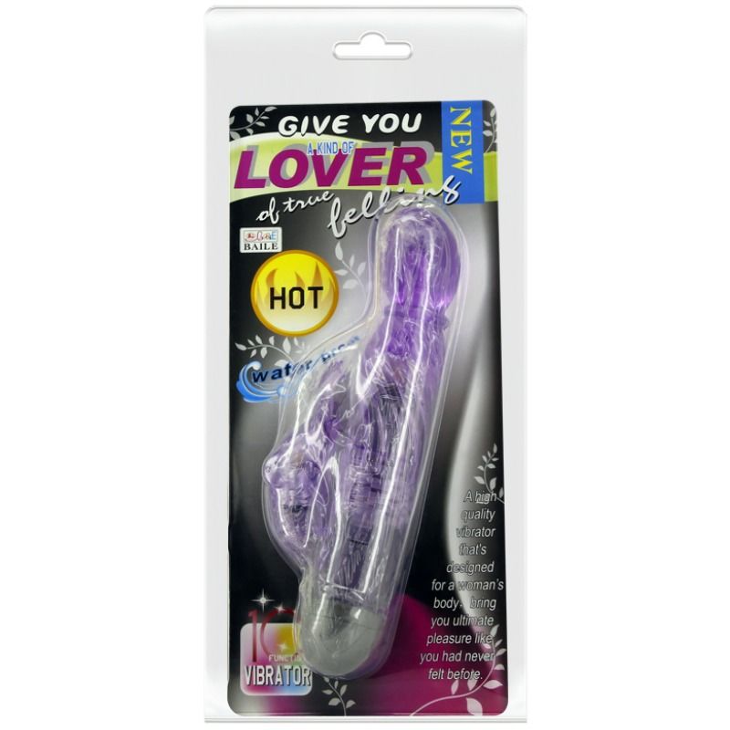 Baile Stimolatore Rabbit Lilla con 10 Modalità Vibranti - immagine 3