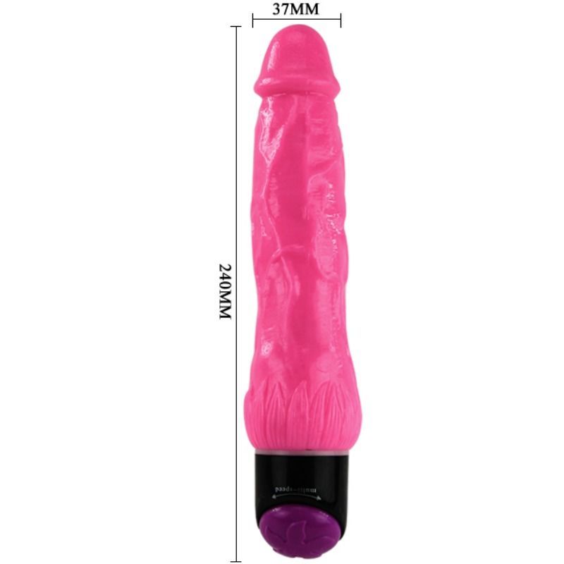 Baile - Vibratore Realistico Lilla Colorato Sex 24 Cm