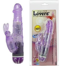 Baile Vibratore Rabbit Multivelocità in Silicone Lilla - immagine 3
