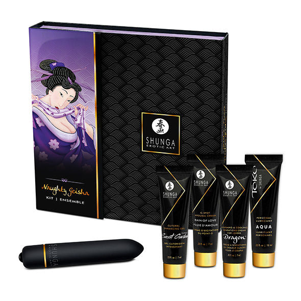 Shunga Kit Geisha Segreti di Seduzione Massaggio Premium