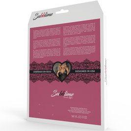 Subblime - Babydoll Pizzi Floreali Rosso S/M