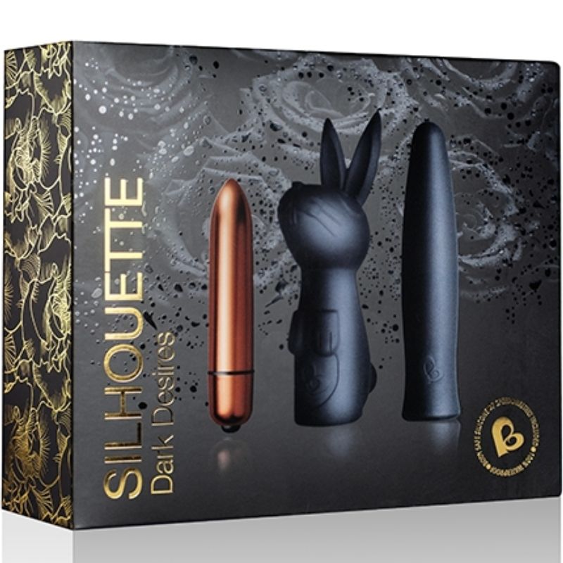 Rocks-Off Kit Dark Desire Silhouette - Set Wellness Intimo Premium - immagine 8