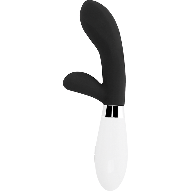 Glossy Jackson Rabbit Nero in Silicone Premium Body-Safe - immagine 2