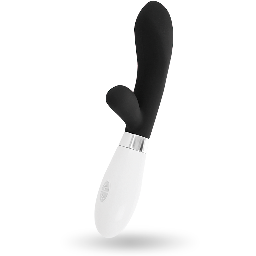 Glossy Jackson Rabbit Nero in Silicone Premium Body-Safe - immagine 3