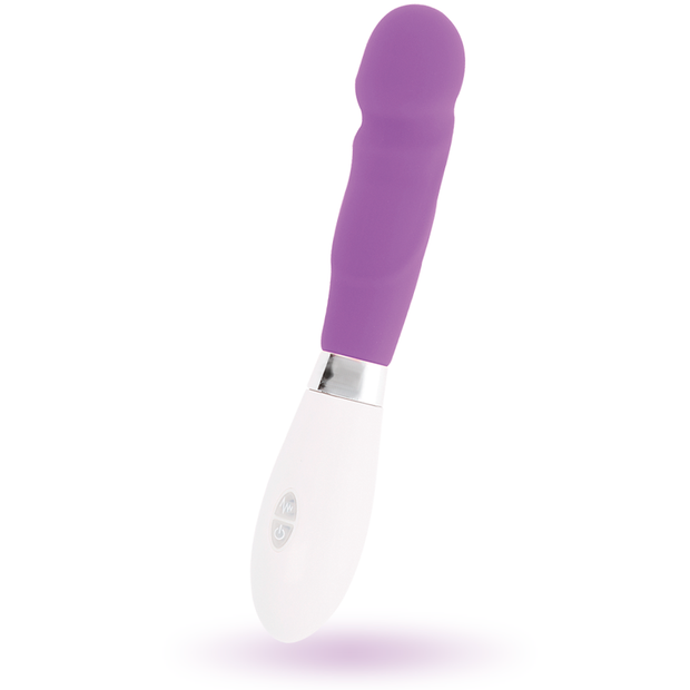 Glossy Paul Vibratore Punto G in Silicone Viola Premium - immagine 2