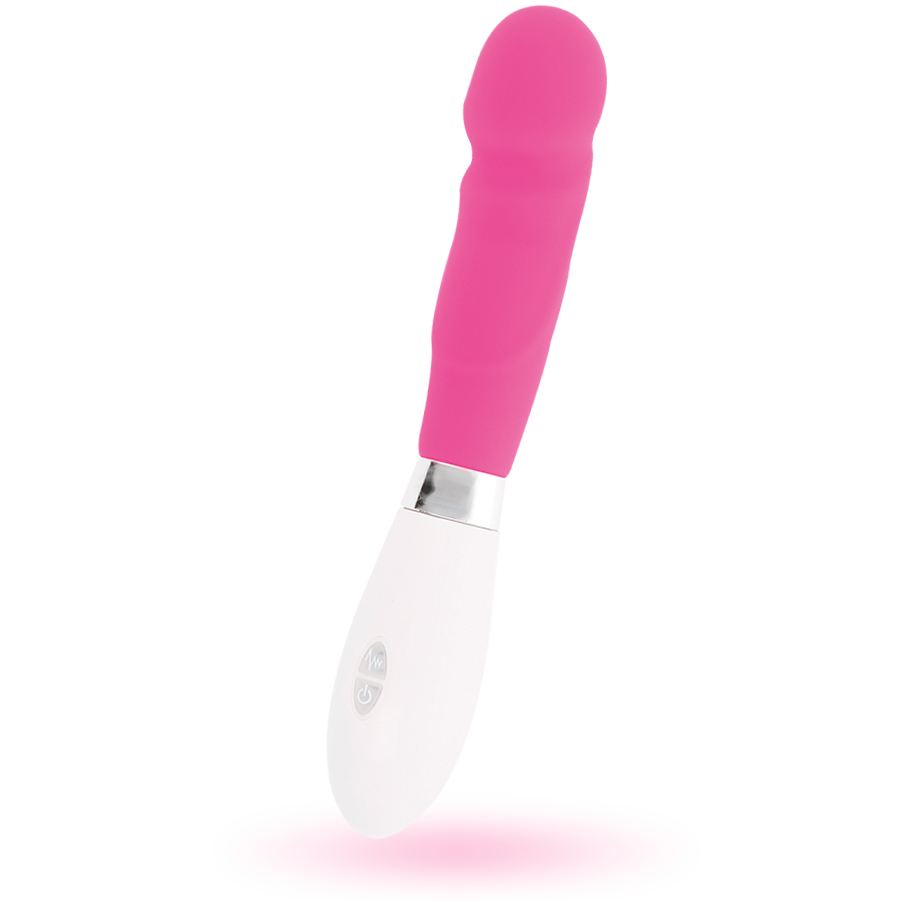 Glossy Paul Vibratore Punto G in Silicone Rosa Premium - immagine 2