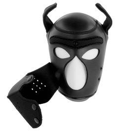 Darkness - Maschera In Neoprene Per Cani Con Musello Rimovibile M