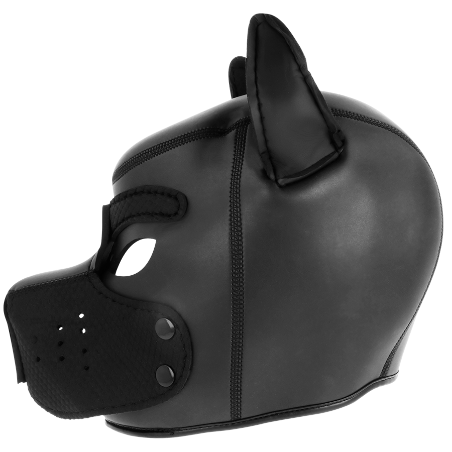 Darkness - Maschera In Neoprene Per Cani Con Musello Rimovibile M