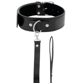 Darkness - Collana Posturale Con Catena In Pelle