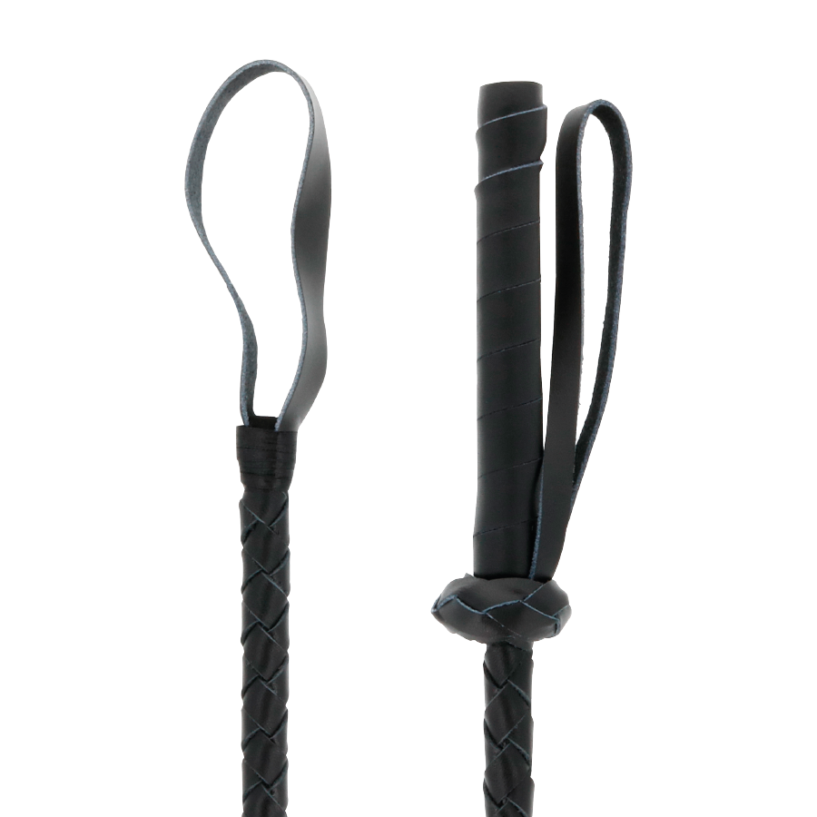 Darkness - Frusta Bdsm Fetish In Pelle 60 Cm