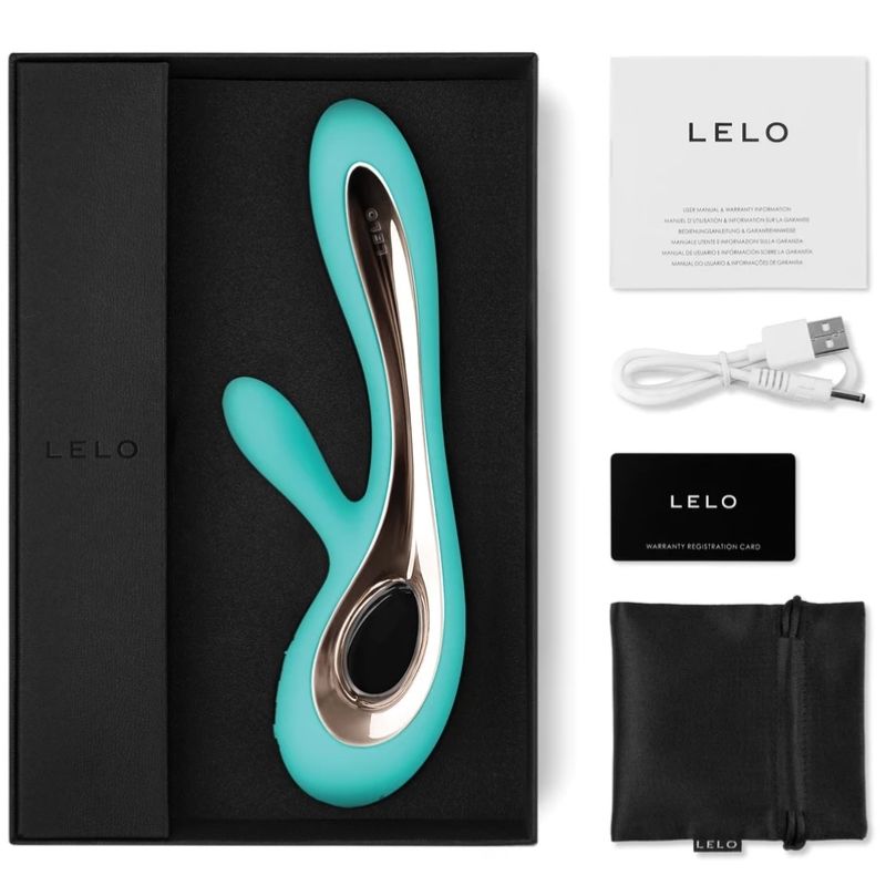 LELO Soraya 2 Rabbit Aqua Stimolatore Doppio Premium Silicone - immagine 2
