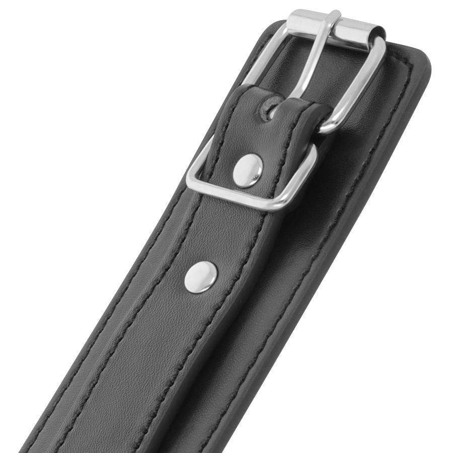 Darkness - Manette Nere Regolabili Con Doppio Nastro Di Rinforzo