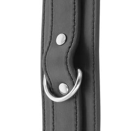 Darkness - Manette Nere Regolabili Con Doppio Nastro Di Rinforzo