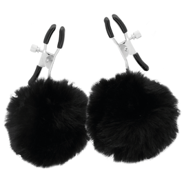 Darkness - Morsetti Per Capezzoli Con Pom Pom 1