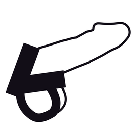 Darkness - Anello Di Pelle Per Pene E Testicoli