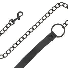 Oscurità - Manette E Collare In Pelle Nera