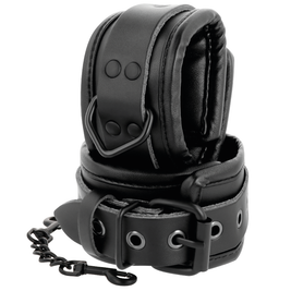Oscurità - Manette E Collare In Pelle Nera