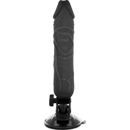 BASECOCK - VIBRATORE REALISTICO TELECOMANDO NERO 20 CM -O- 4 CM