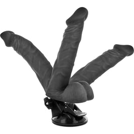 BASECOCK - VIBRATORE ARTICOLABILE TELECOMANDO NERO 20 CM -O- 4.5 CM