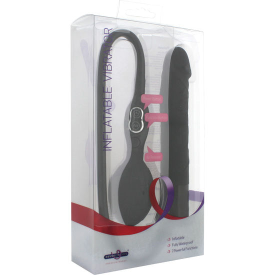 Seven Creations - Vibratore Gonfiabile Nero