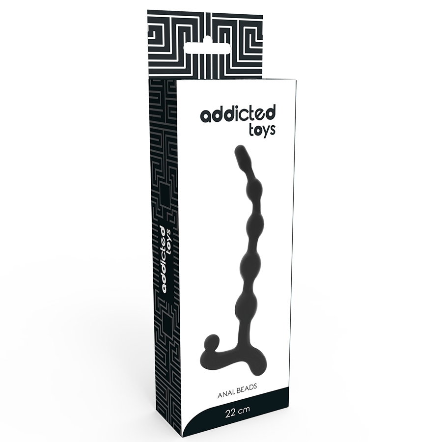 Addicted Toys Sfere Progressivas 22cm in Silicone Nero - immagine 5