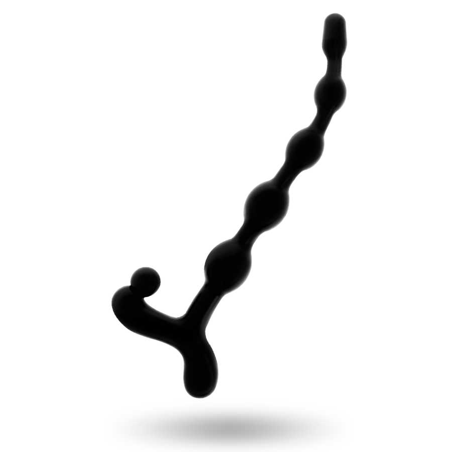 Addicted Toys Sfere Progressivas 22cm in Silicone Nero - immagine 3