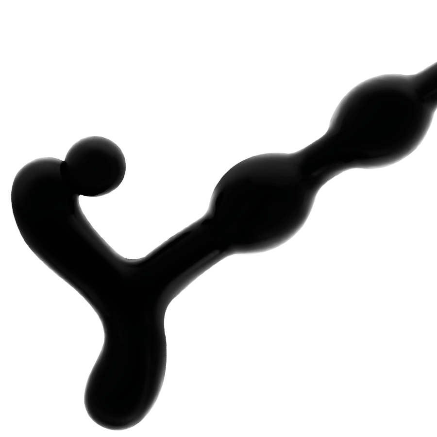 Addicted Toys Sfere Progressivas 22cm in Silicone Nero - immagine 4