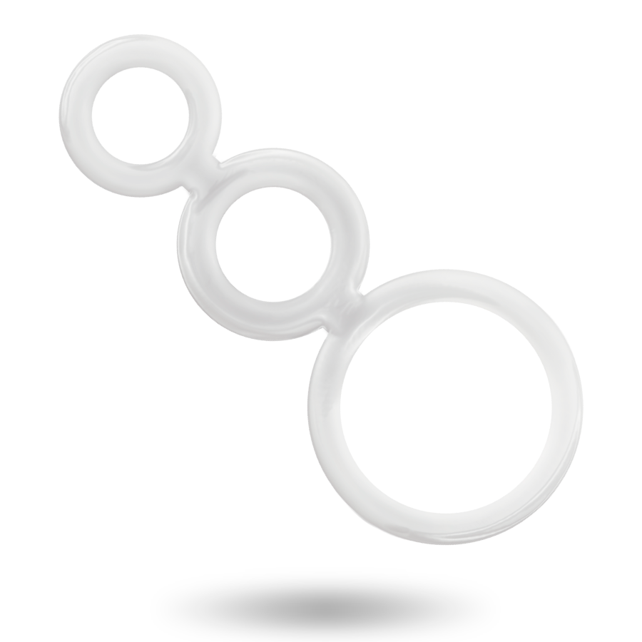 Addicted Toys - Set Di Anelli Per Pene Trasparenti