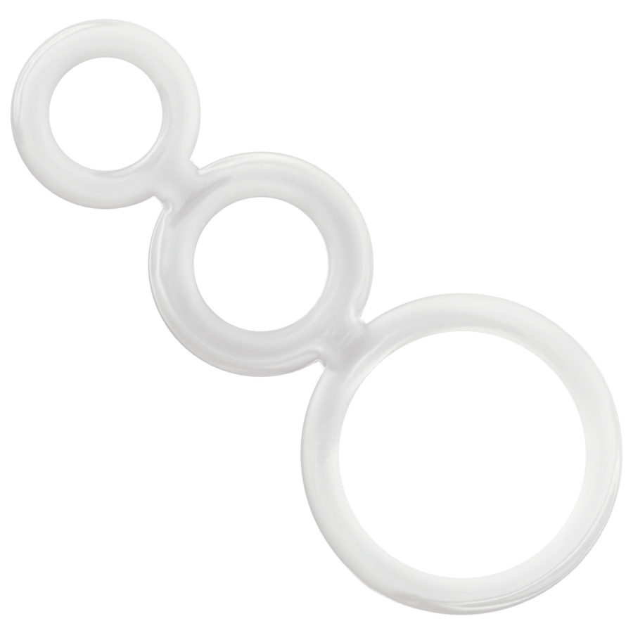 Addicted Toys - Set Di Anelli Per Pene Trasparenti