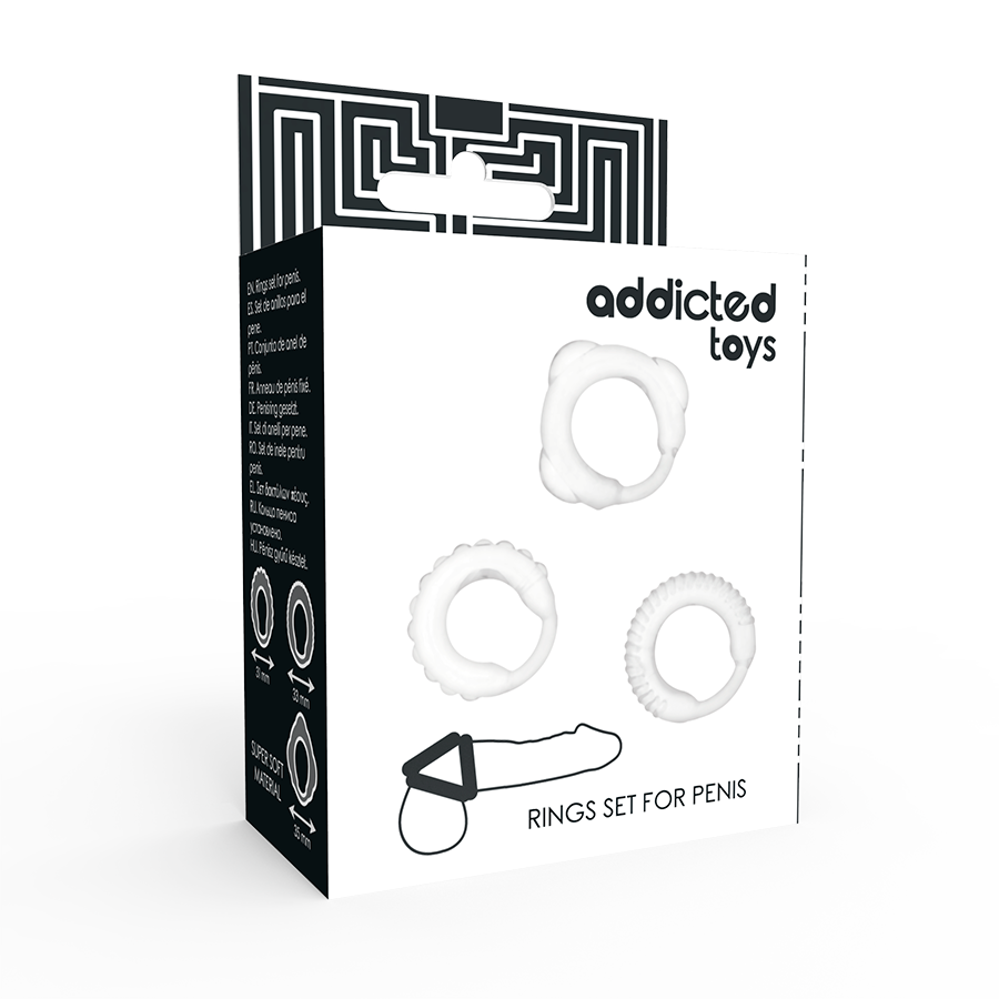 Addicted Toys - Set Anelli C Trasparenti