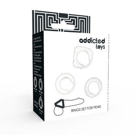 Addicted Toys - Set Anelli C Trasparenti