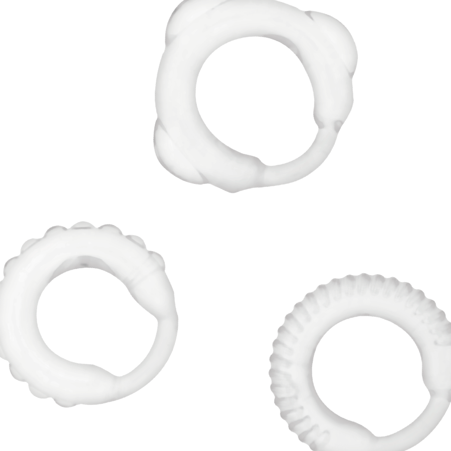 Addicted Toys - Set Anelli C Trasparenti